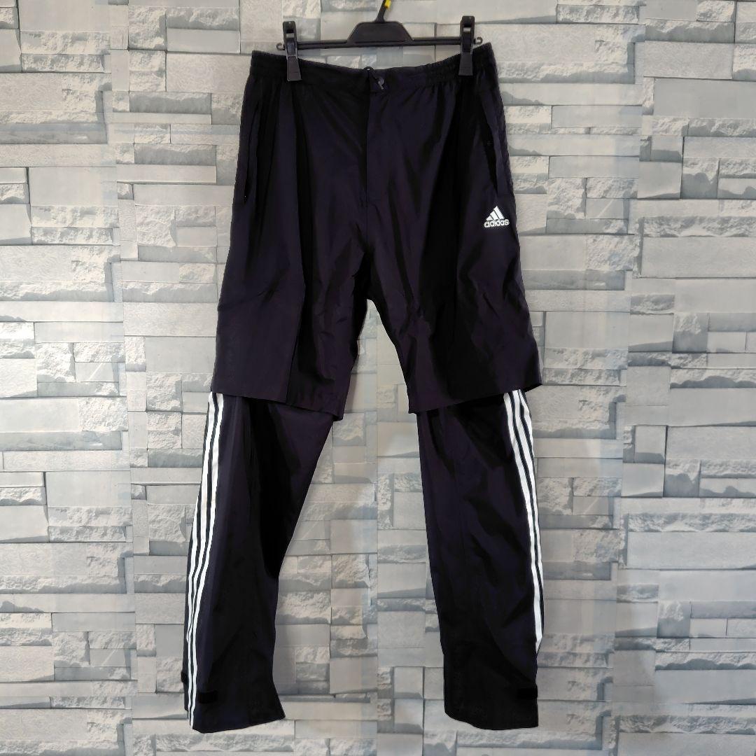 adidas アディダスゴルフ レインウェア上下セット ウインドブレーカー L