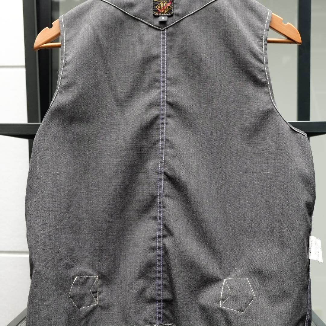 【極美品/USA製】ポストオーバーオールズ×ネペンテス 針刺しシンチ S