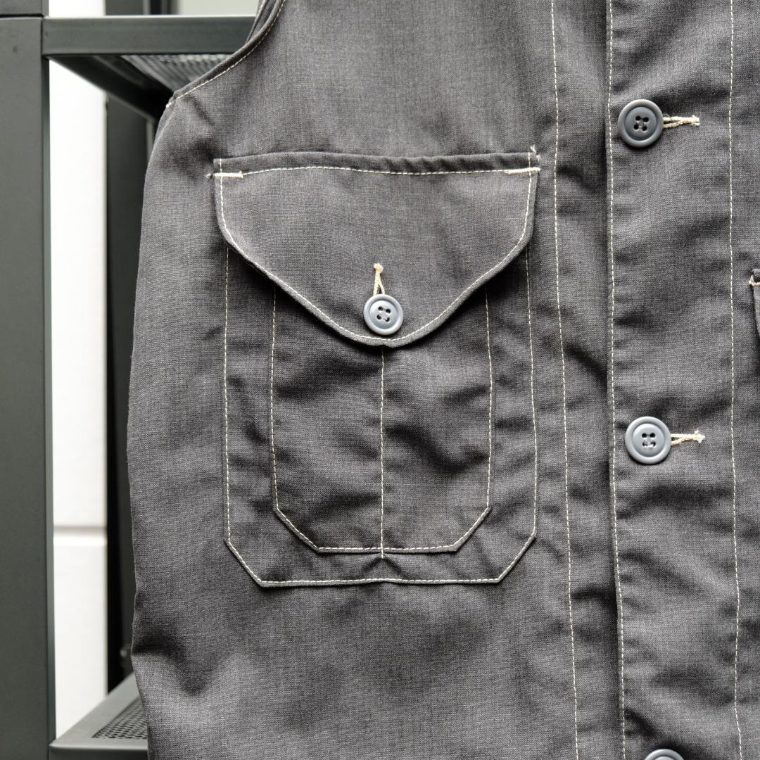 【極美品/USA製】ポストオーバーオールズ×ネペンテス 針刺しシンチ S