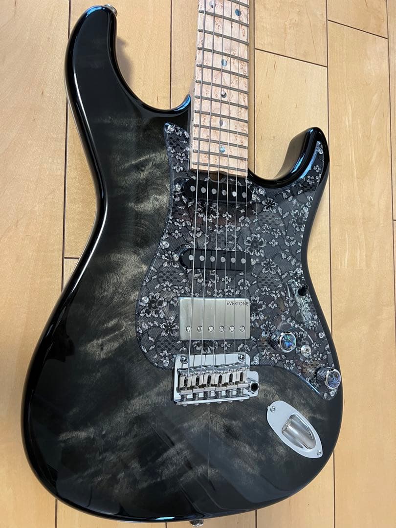 ギター Kino frawdit 22F SSH Ash/Flame Tochi Top