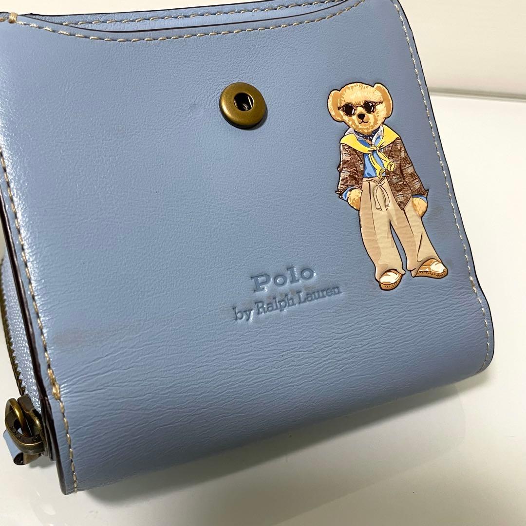 POLO RALPH LAUREN ラルフローレン ポロベア 二つ折り財布