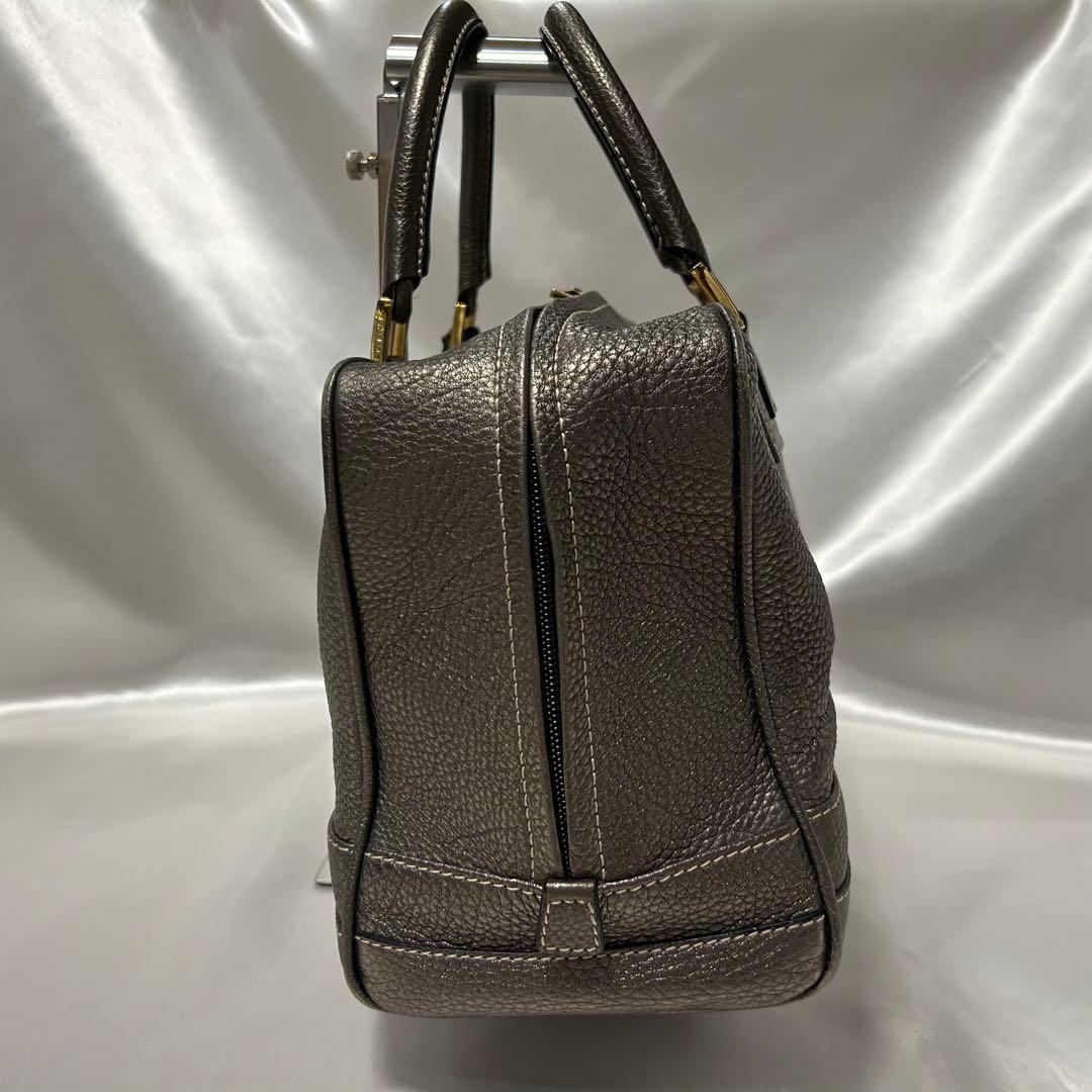 【LOEWE】ロエベ アマソナ 36 ブロンズ 刺繍ロゴ アナグラム