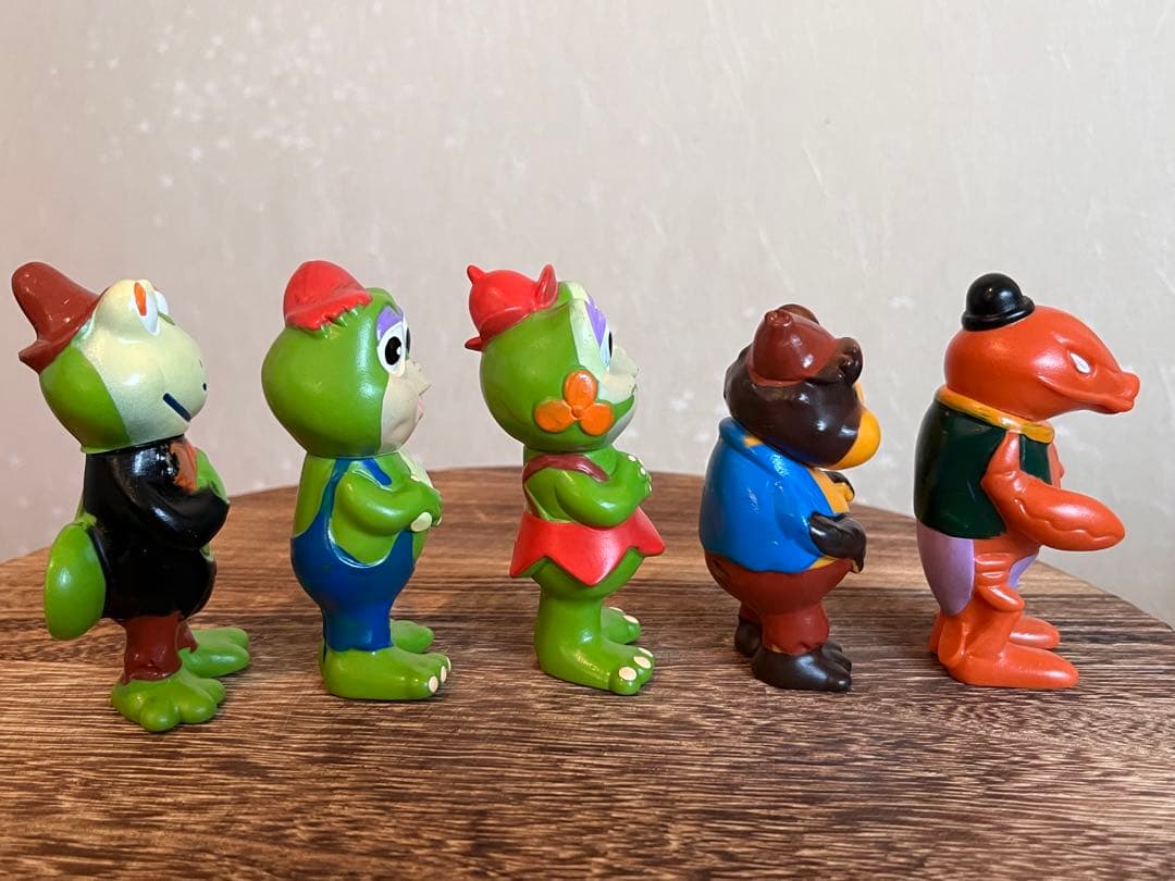 《美品》 レア 「けろっこデメタン」 ソフビ　5体セット タツノコプロ