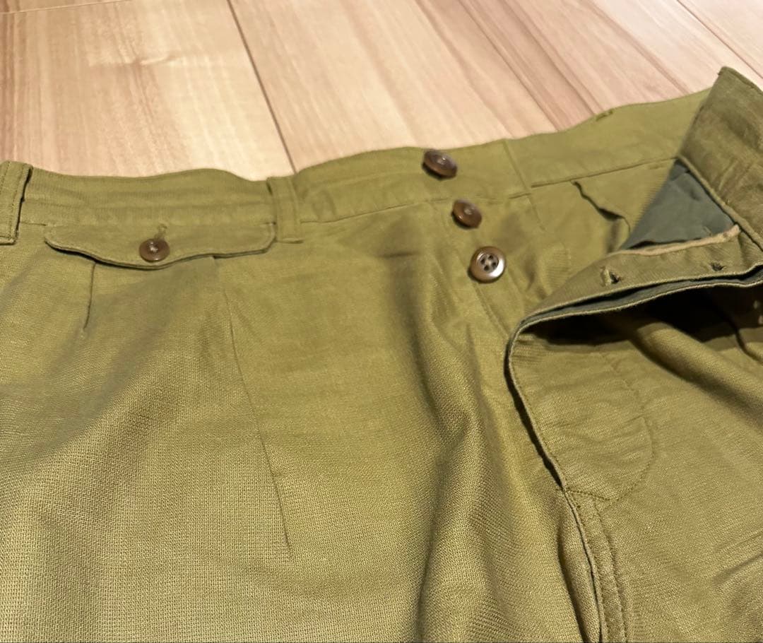 Nigel Cabournブラウン ユーティリティパンツSize38