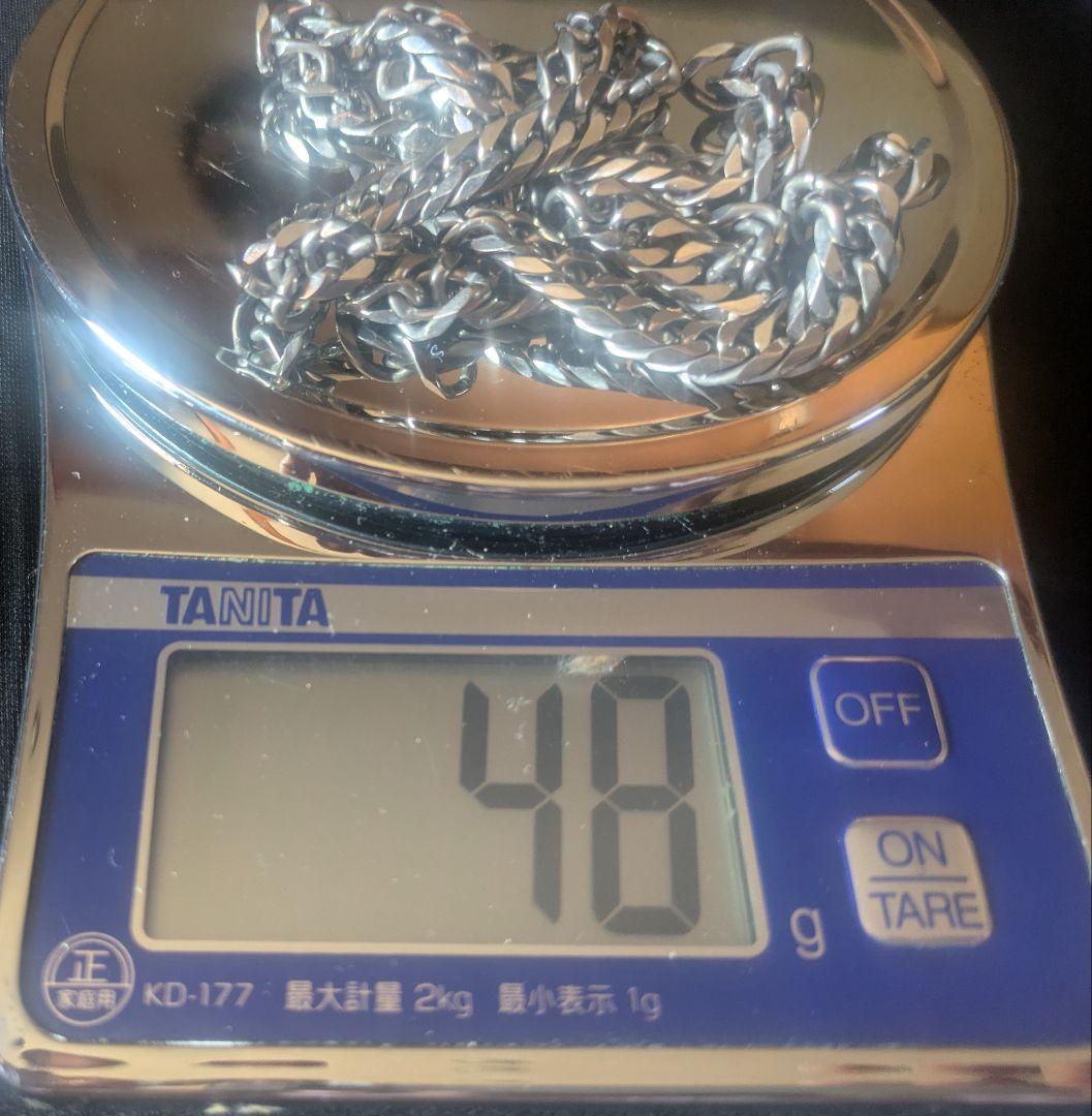 チタン チェーンネックレス 48g