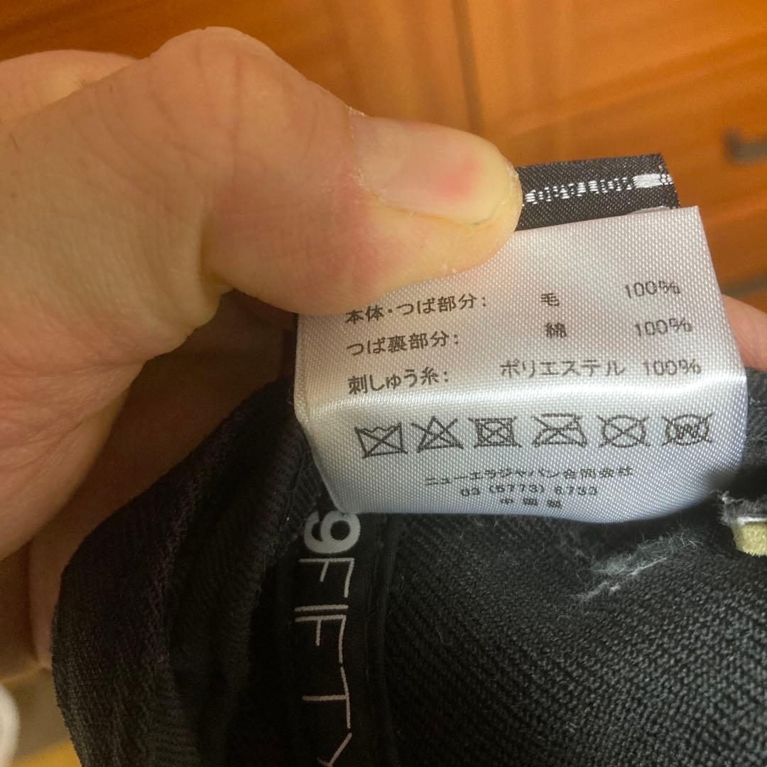 新日本プロレスNJPW黒9FIFTYサイズ調整可能ライオンキャップnew era