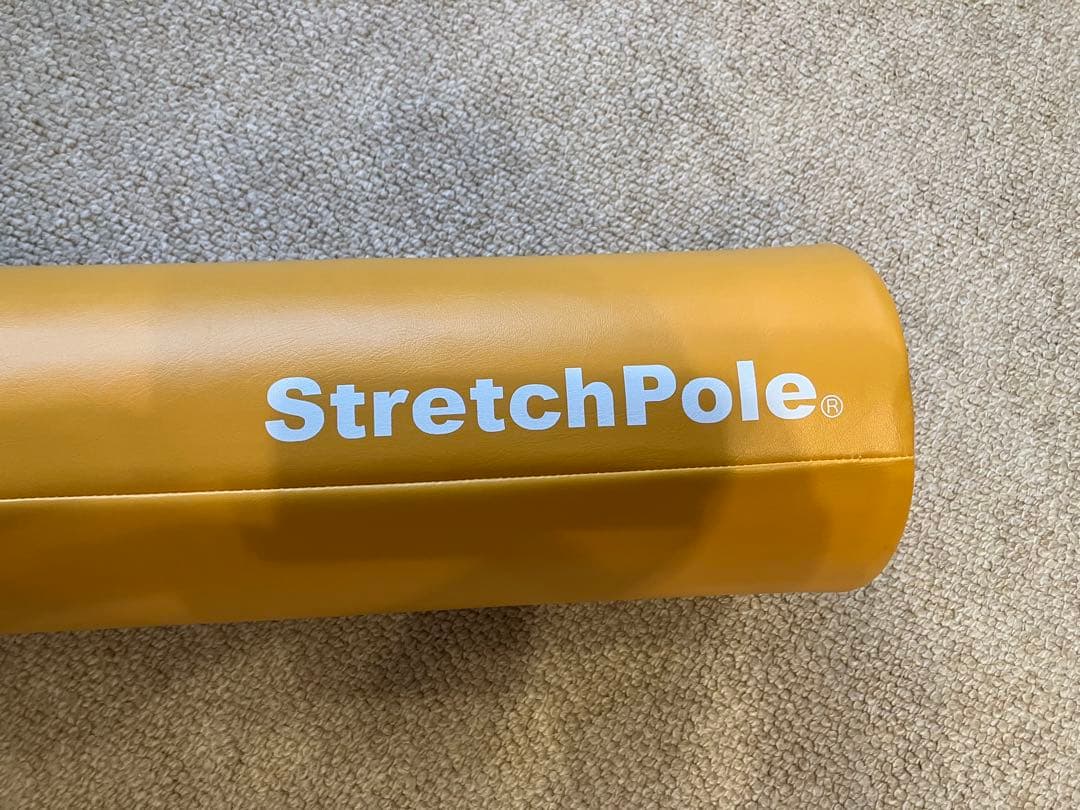 LPN社製 StretchPole ヨガポール イエロー 解説書付き 箱入り美品