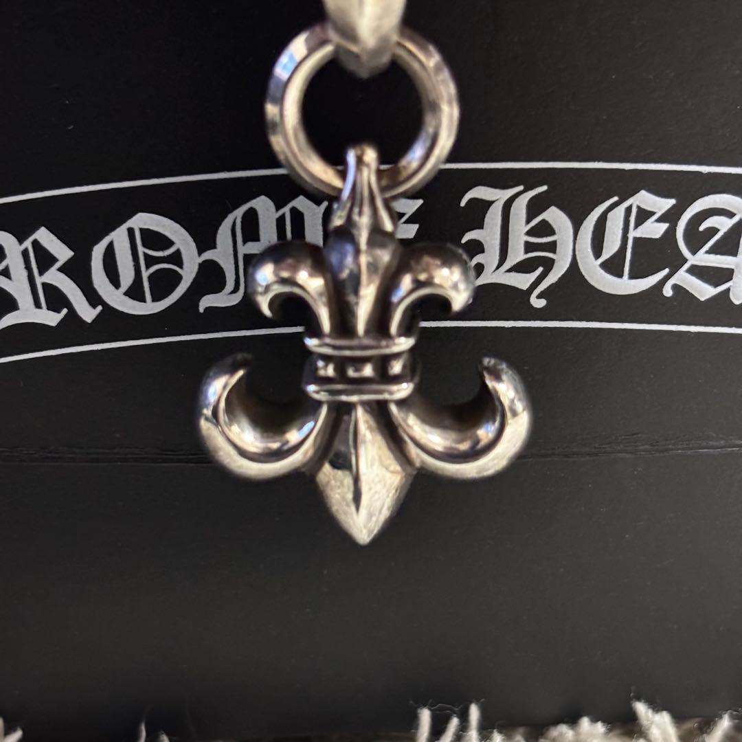CHROME HEARTS BS FLEUR W/BALE ネックレストップ