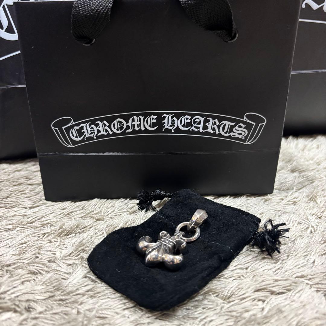 CHROME HEARTS BS FLEUR W/BALE ネックレストップ