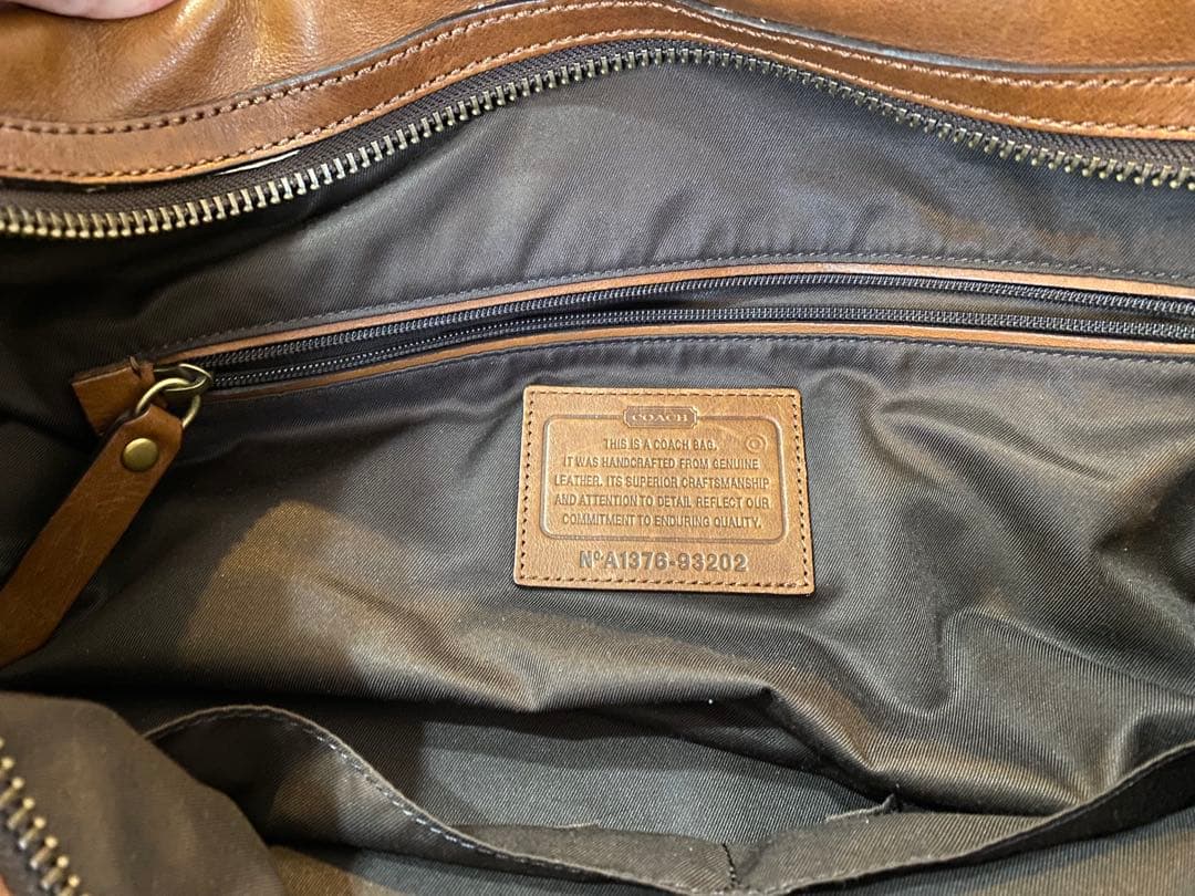 COACH ボストンバッグ コーチ 93202 ブリーカー デボスド ストライプ