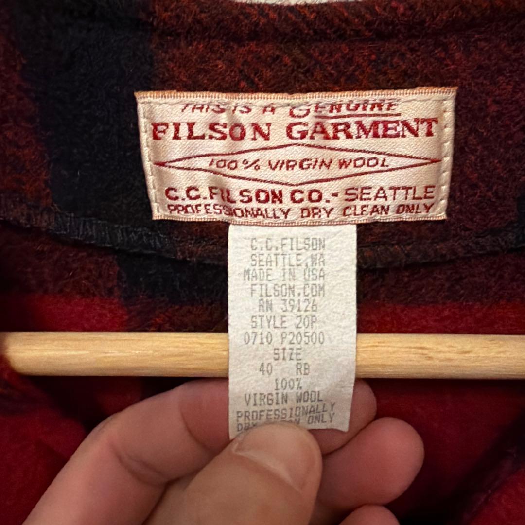 値下げ　FILSON / MACKINAW WOOL VEST 40
