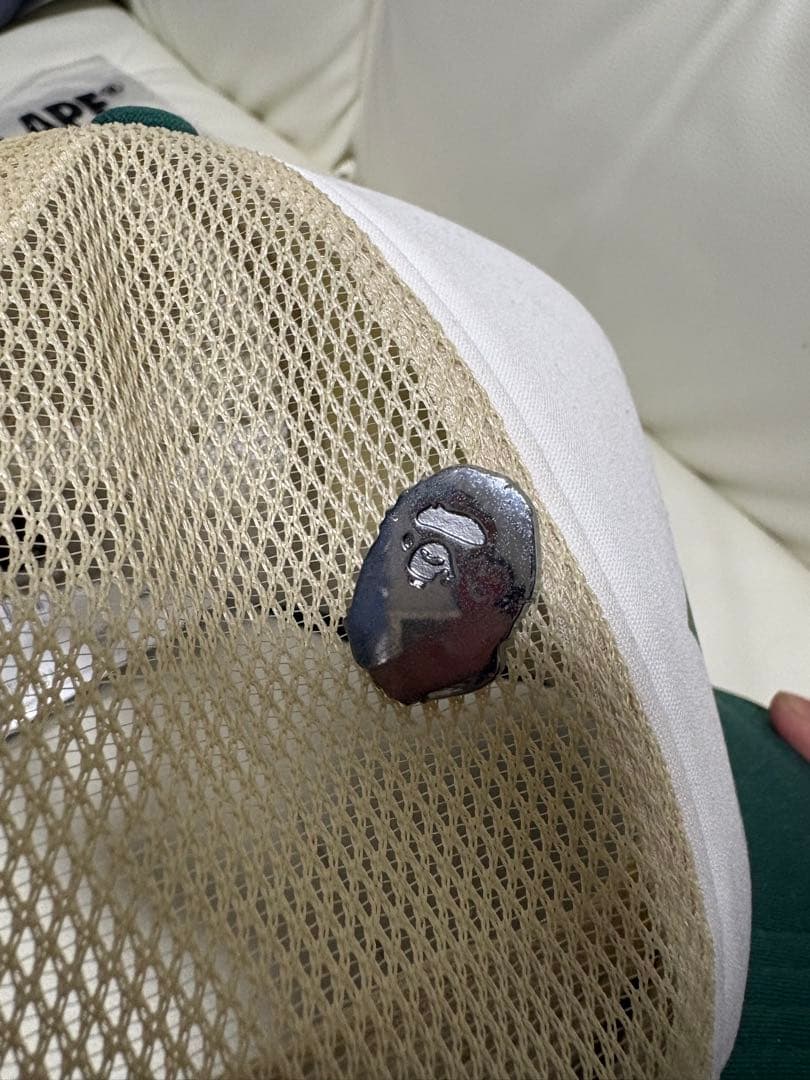 BAPE STA メッシュキャップ グリーン