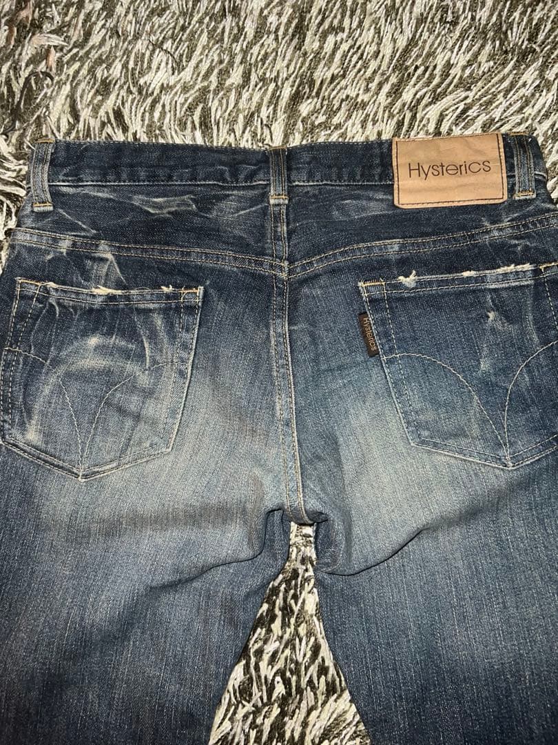 (希少) Rare Hysteric Glamour 名作 スタッズフレアデニム
