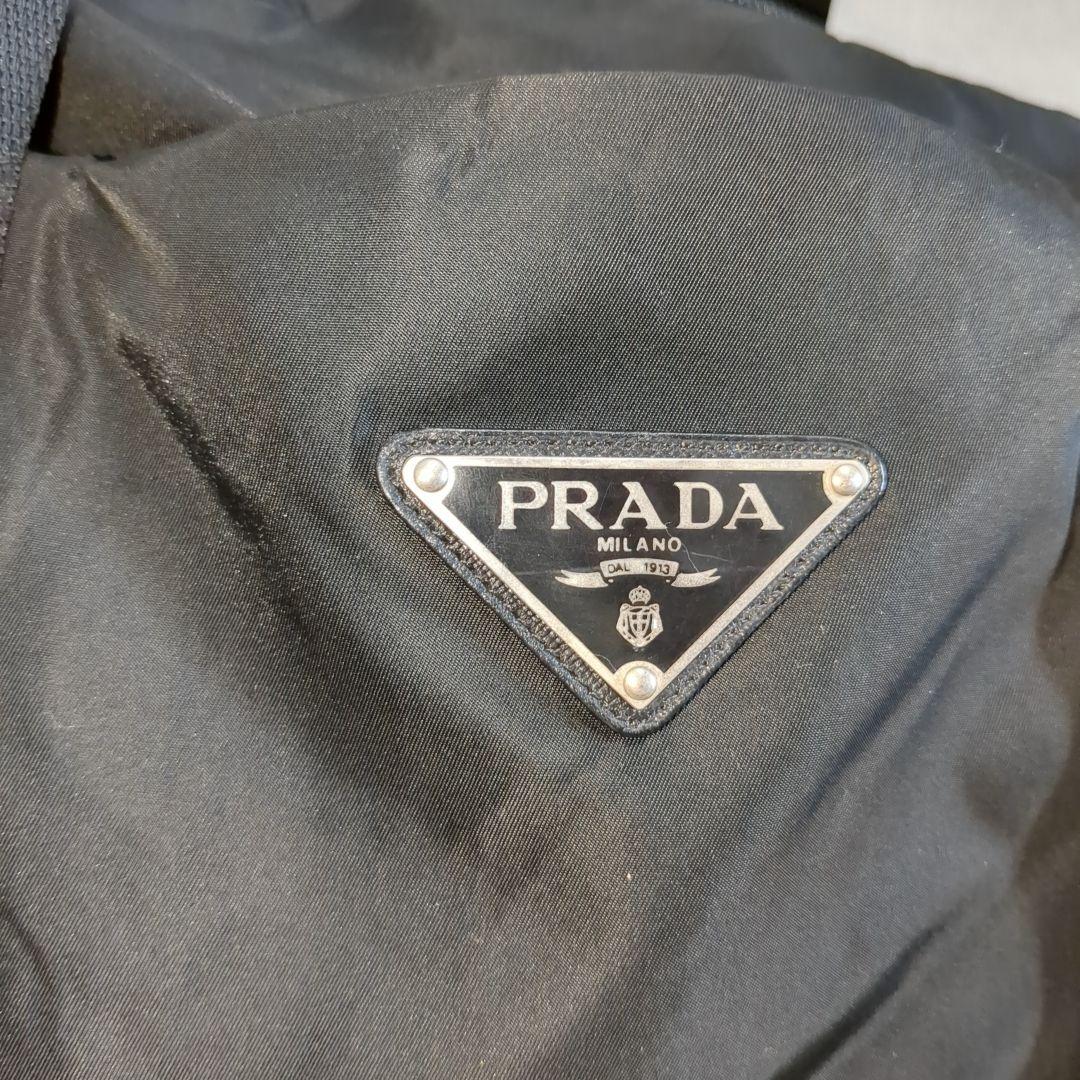 PRADA ボストンバッグ ブラック テスートナイロン 三角ロゴ 旅行バッグ