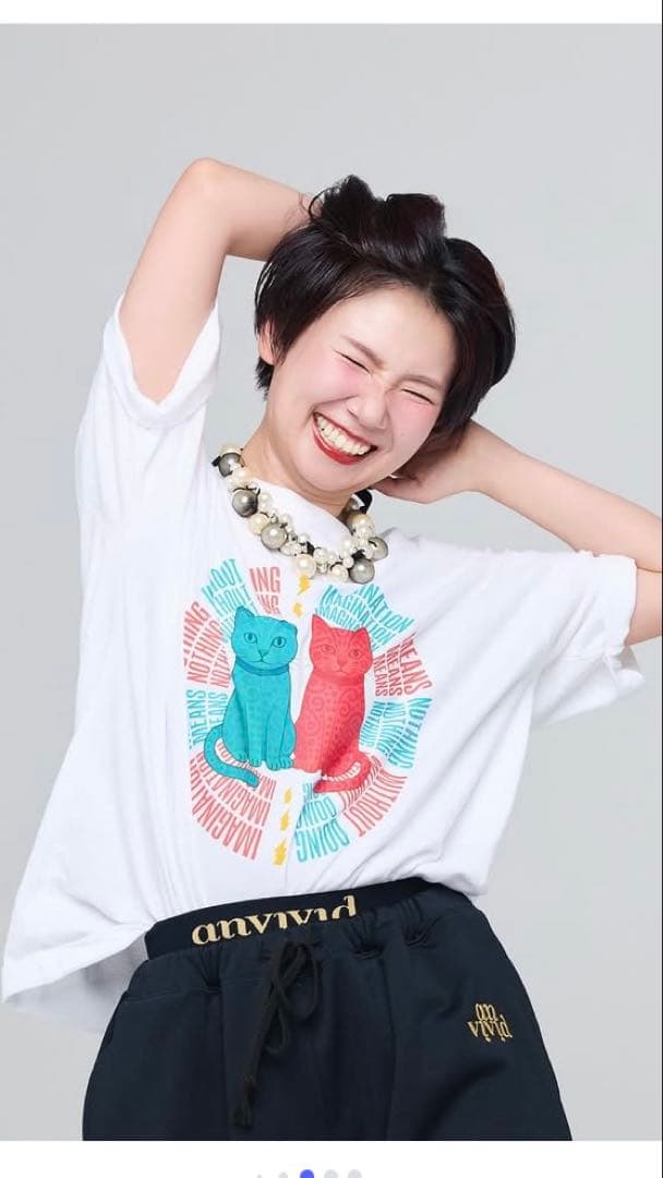 新品 未開封　anvivid YIN-YANG T-SHIRT M 白
