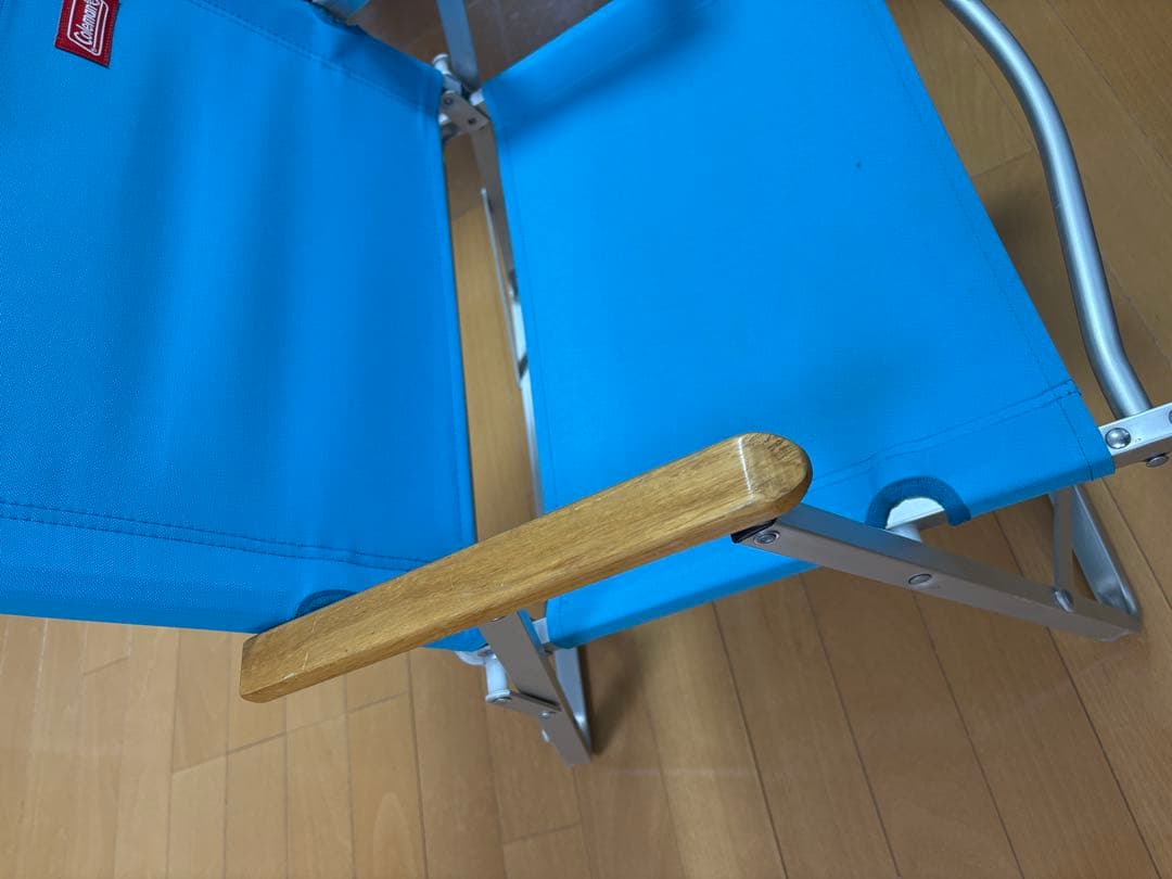 Coleman フォールディングチェア　ターコイズ