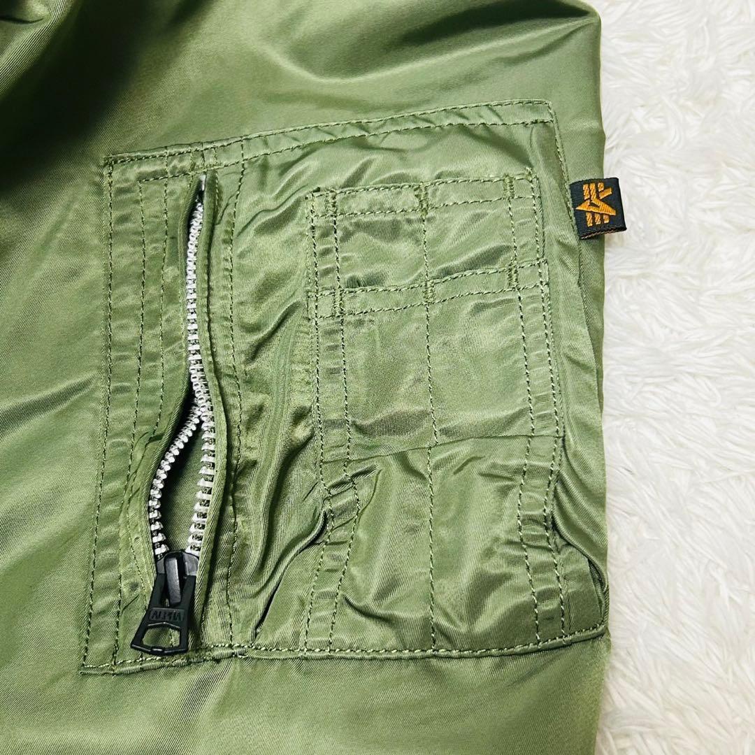 廃盤 希少 美品 ALPHA フライトジャケット CWU-36 トップガン L