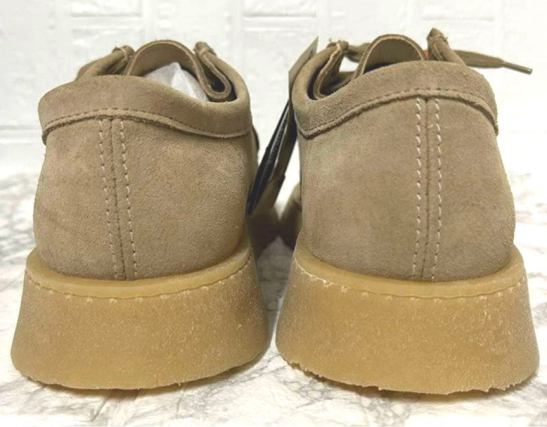 【新品未使用】ZARA Clarks ワラビー レザーシューズ チャンキーソール