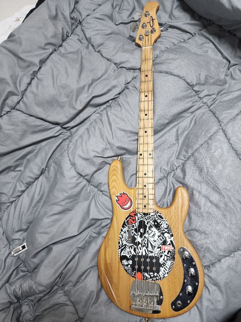OLP Earnieball Stingray ナチュラルウッド エレキベース