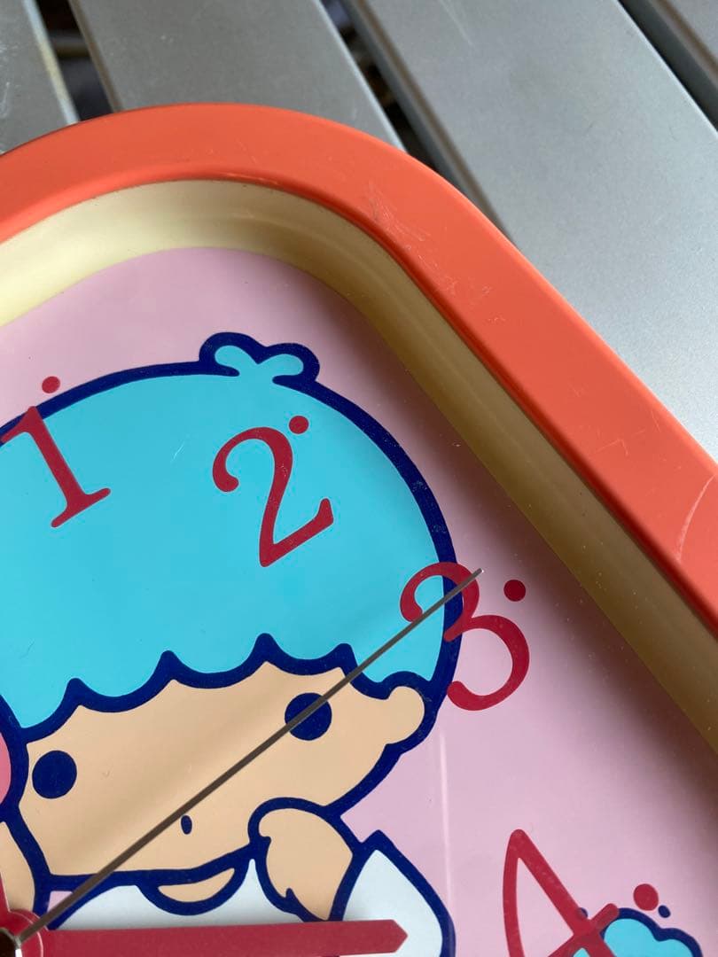 CITIZEN キキララ　掛時計　サンリオ リトルツインスターズ 当時物