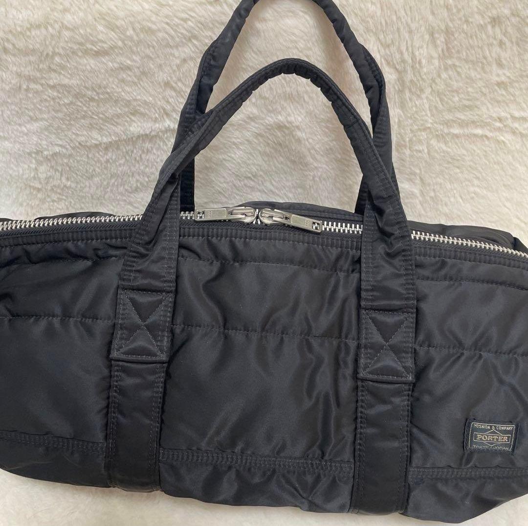 【美品】PORTER ポーター　タンカー ボストンバッグ2way ブラック　L