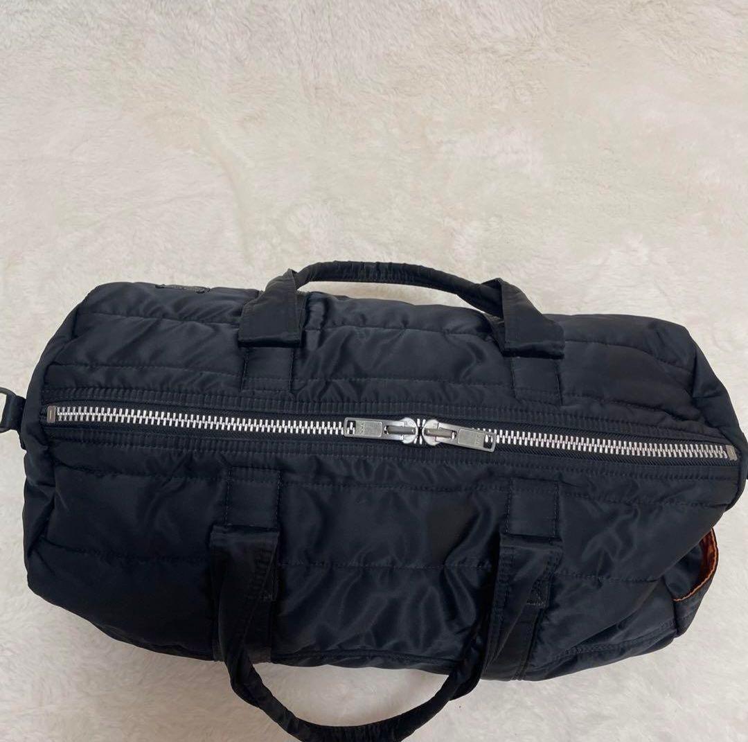 【美品】PORTER ポーター　タンカー ボストンバッグ2way ブラック　L