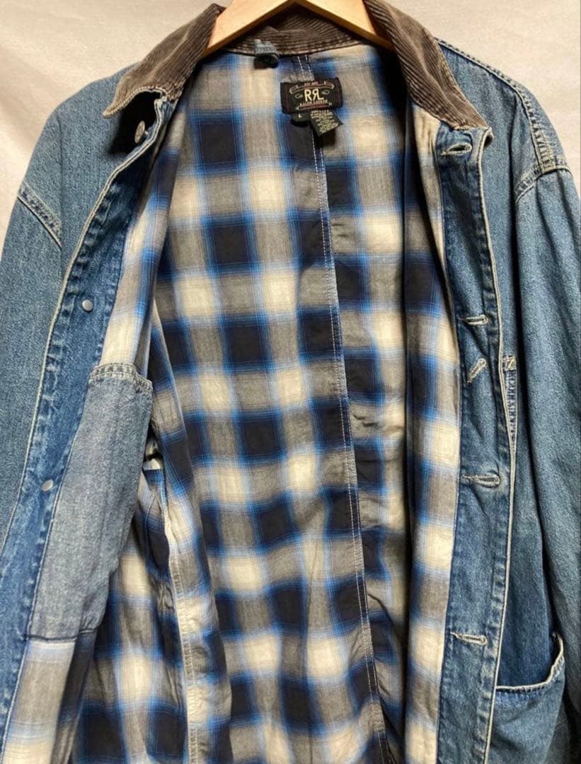 90s madeinusa RRL ダブルアールエル　カバーオール L
