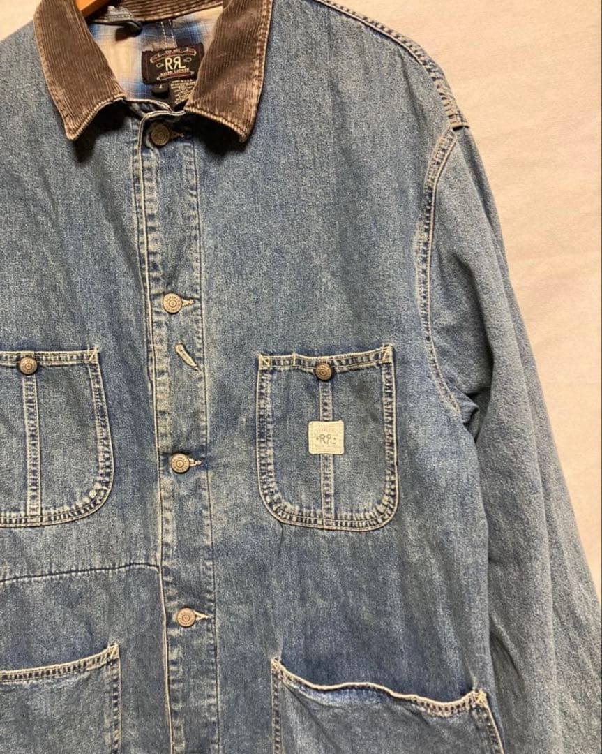 90s madeinusa RRL ダブルアールエル　カバーオール L