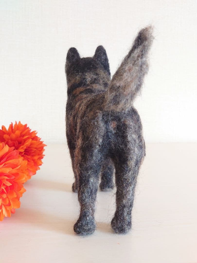 甲斐犬　羊毛フェルト