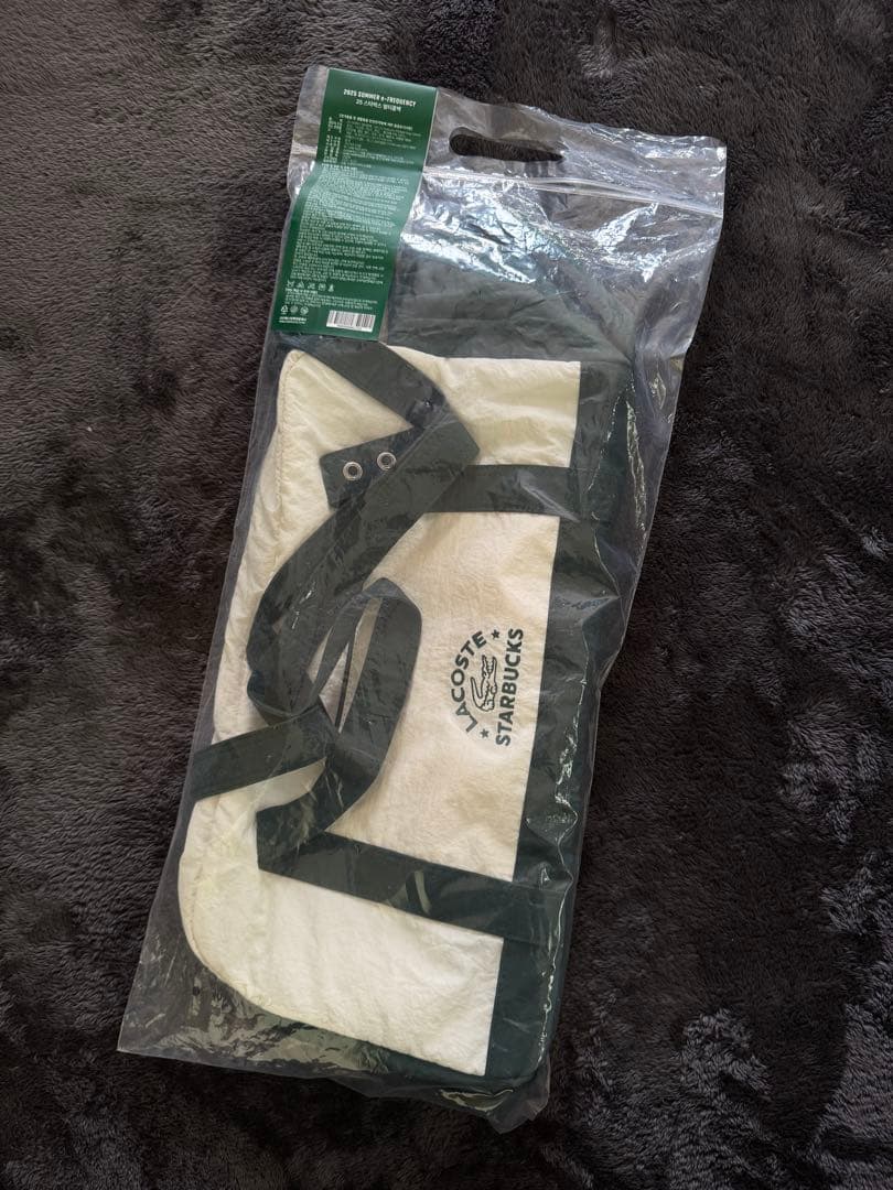 LACOSTE × STARBUCKS ボストンバッグ