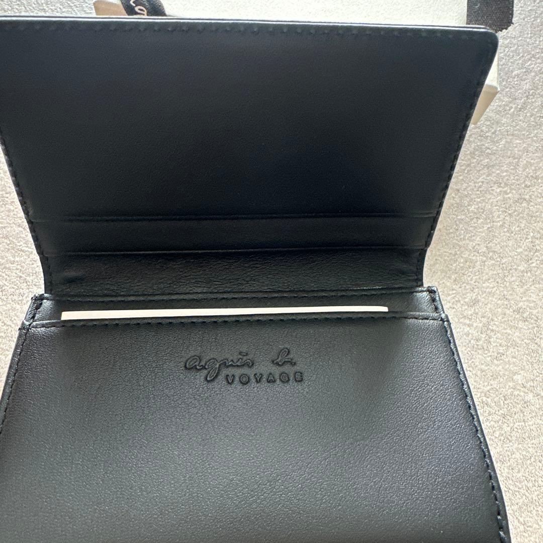 agnès b. VOYAGE ブラック名刺入れ