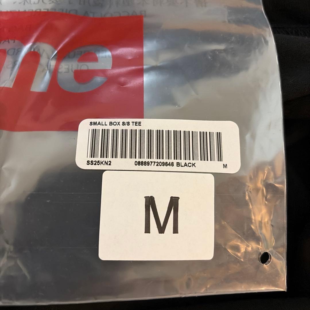 2025SS Supreme Small Box Tee ブラック Tシャツ
