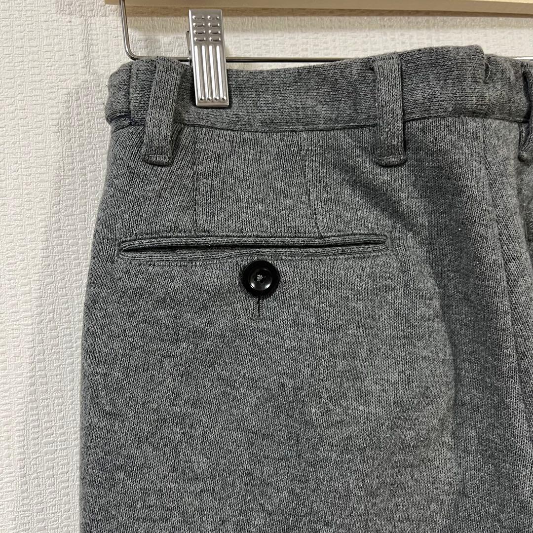 ジーティーアー　G.T.A DESIGN　ウールジャージーリブパンツ　サイズ44