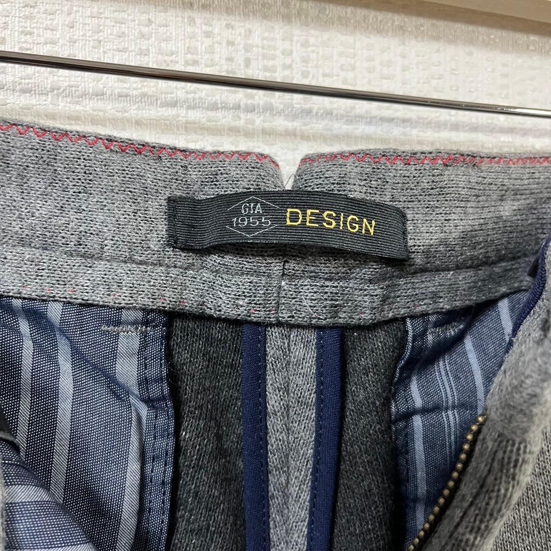 ジーティーアー　G.T.A DESIGN　ウールジャージーリブパンツ　サイズ44