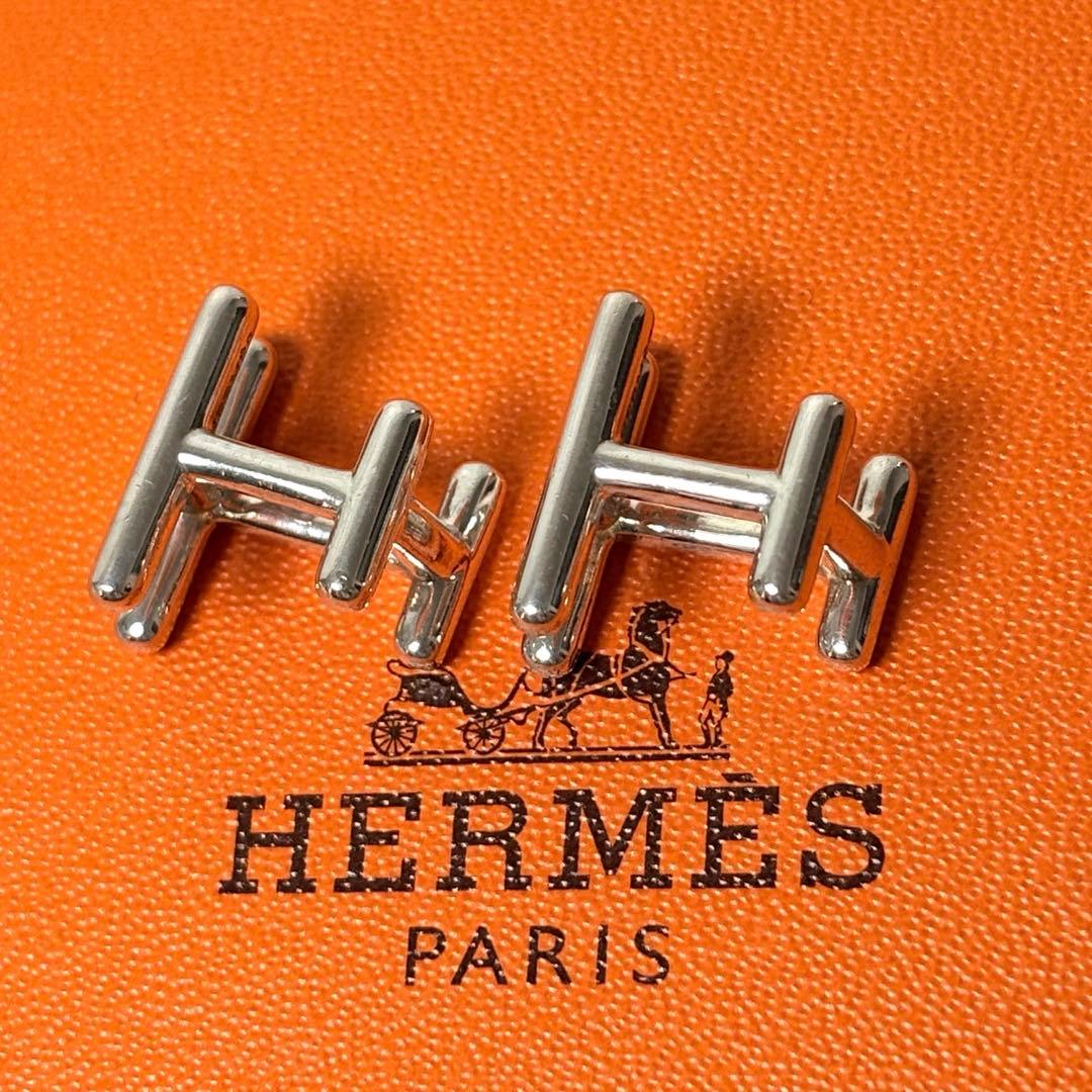 エルメス　HERMES ビンテージ　カフス　キューブ　シルバー925 タイピン
