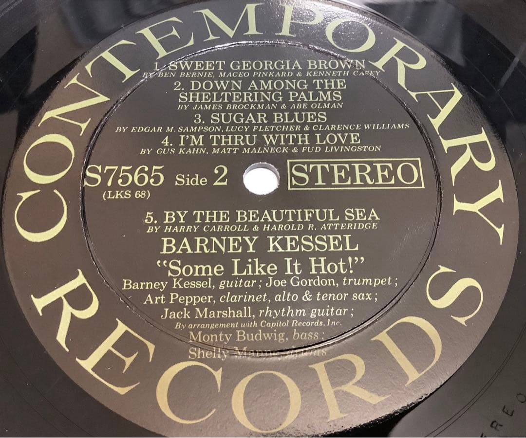 BARNEY KESSEL,SOME LIKE IT HOT オリジナル盤