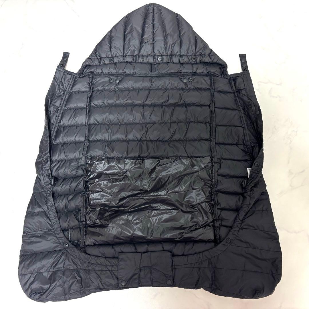 新品⭐︎Baby Hopper オールウェザーダウン 3WAY防寒ケープ ブラック