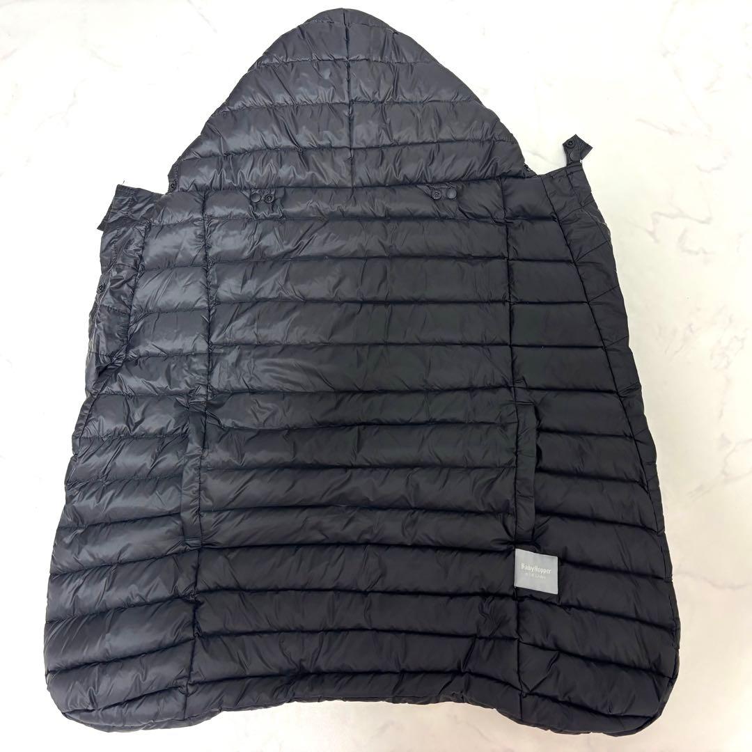 新品⭐︎Baby Hopper オールウェザーダウン 3WAY防寒ケープ ブラック