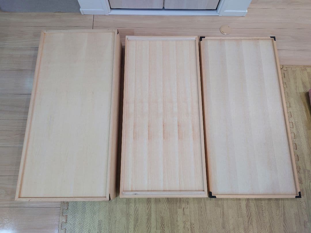 3. 良品 桐 衣装ケース 2段 桐箱 着物 衣装箱