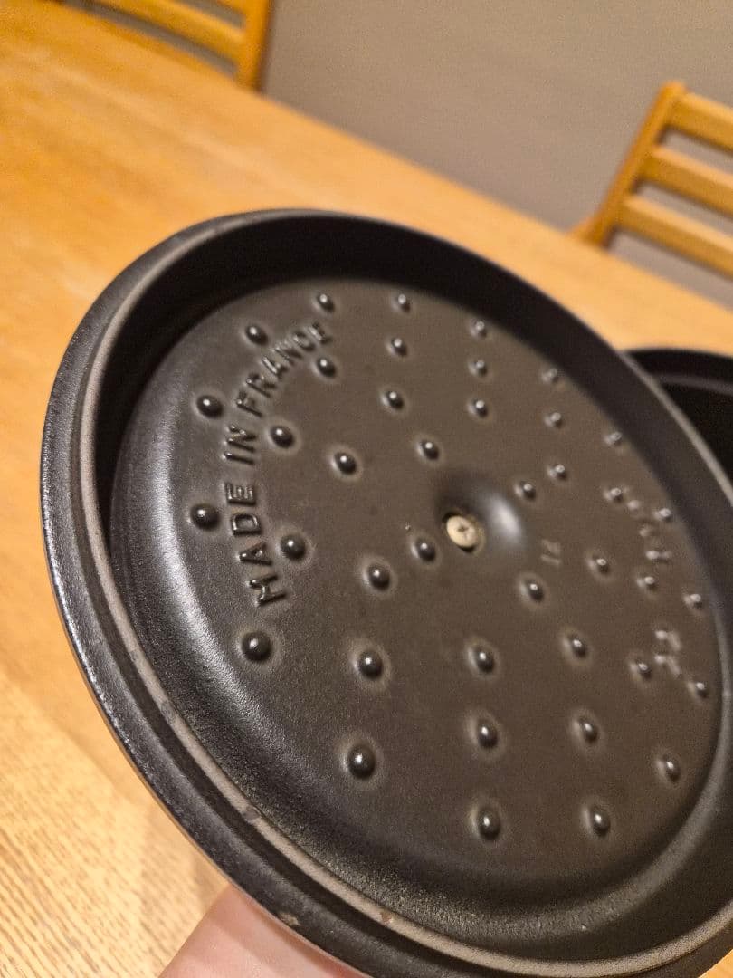 ストウブ　STAUB LA COCOTTE 両手鍋 黒　中古