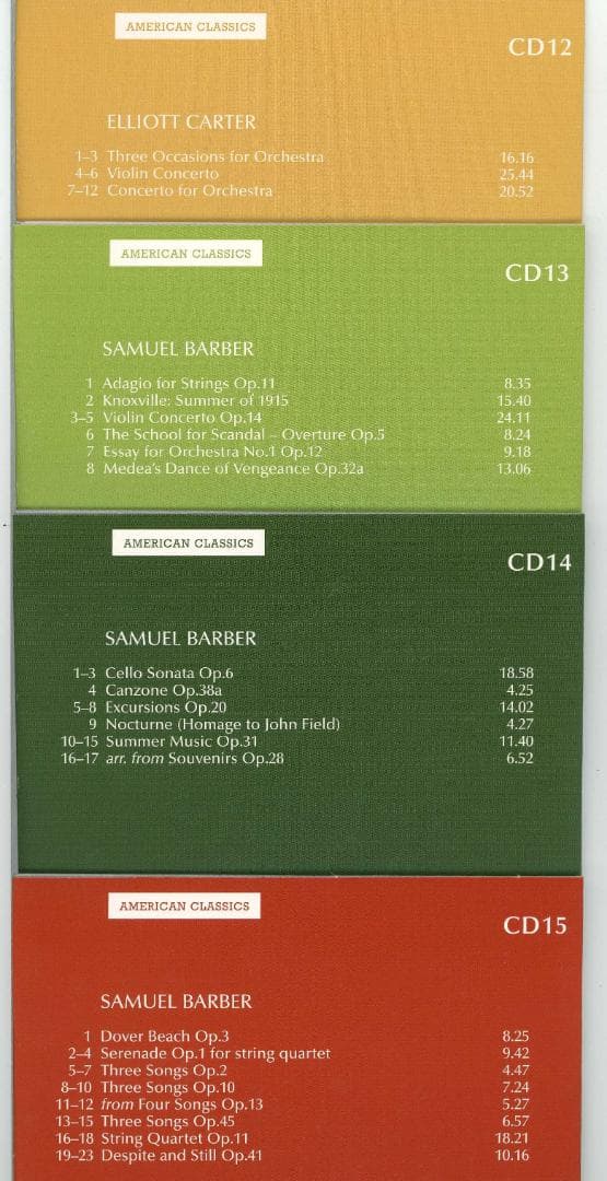 EMIアメリカン・クラシックス・ボックス（20CD限定盤）