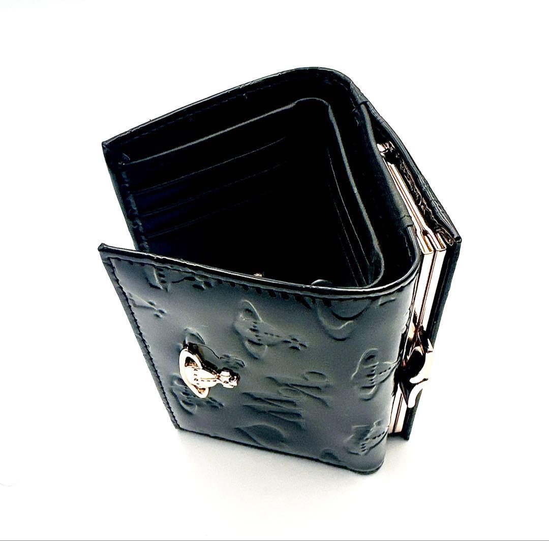 【新品✦超人気】Vivienne Westwood 三つ折り財布 ブラック 黒