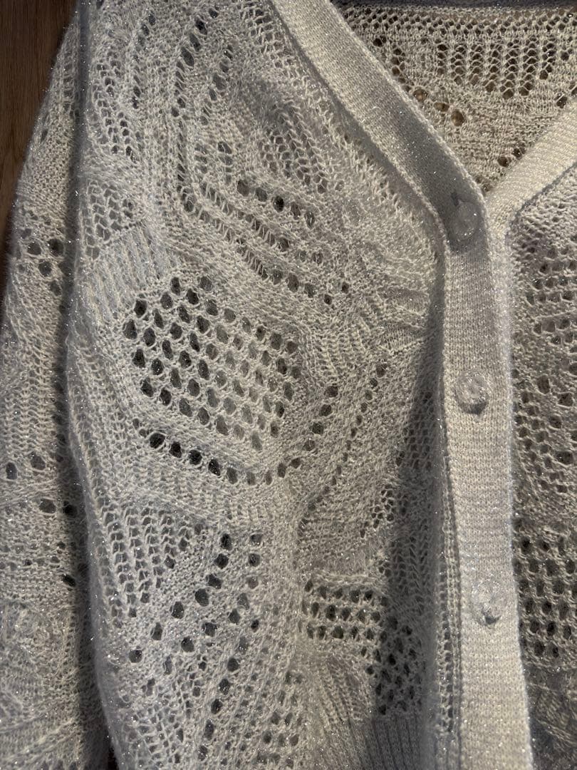 トップス Mame Kurogouchi Shimmering Knit Cardigan