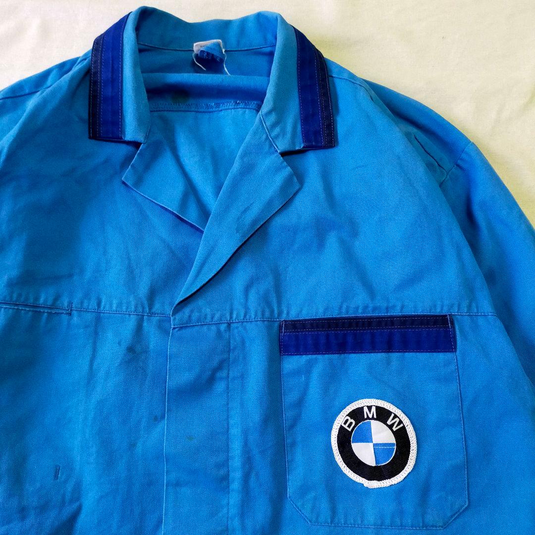 古着　o.b.f.　bmw　ワークコート　ショップコート　メカニック　ジャーマン