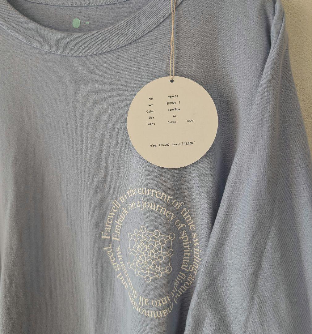 O- / SF1949 - T \"Sax Blue　Mサイズ　25SS