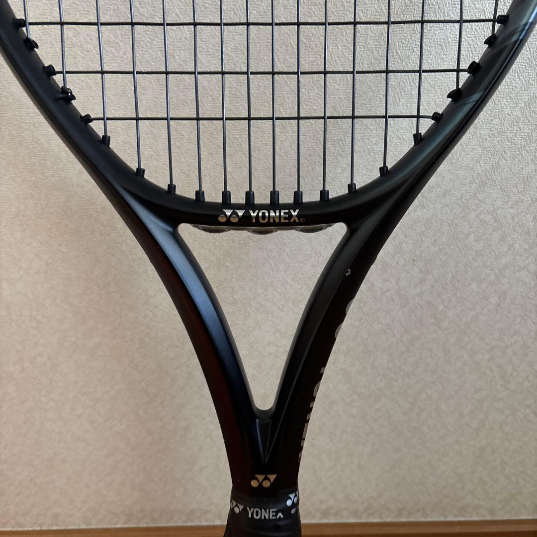 硬式テニスラケットYONEX ヨネックス 07Eゾーン100 黒