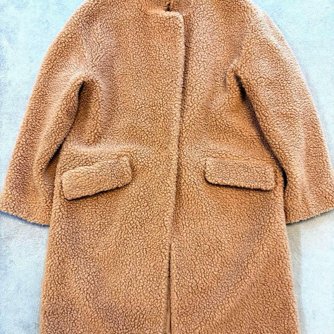 美品✨ アルアバイル ボアコート テディベアコート スタンドカラー ロング