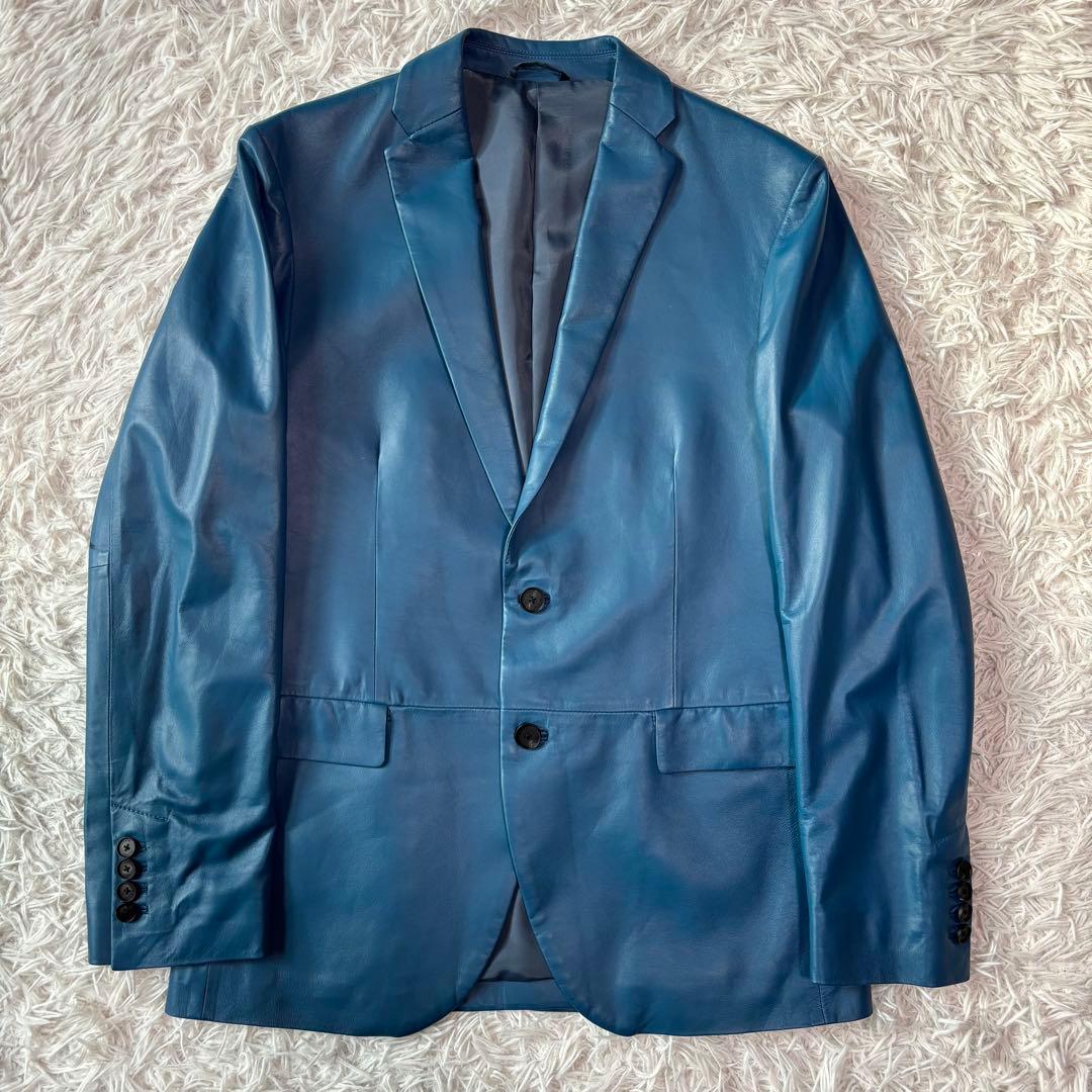 ✨未使用級/24年/L✨ジョゼフオフ テーラードジャケット ライトナッパレザー