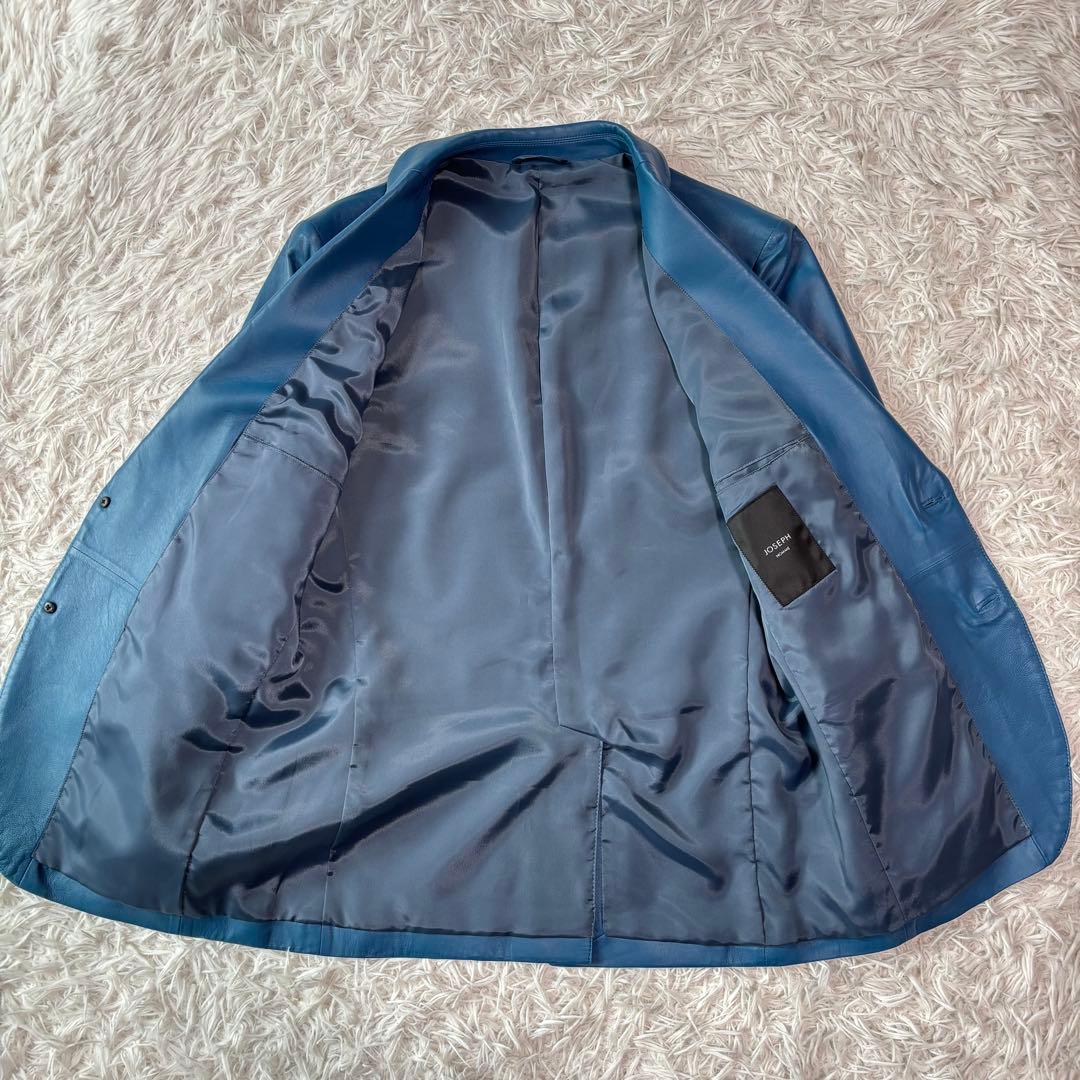 ✨未使用級/24年/L✨ジョゼフオフ テーラードジャケット ライトナッパレザー