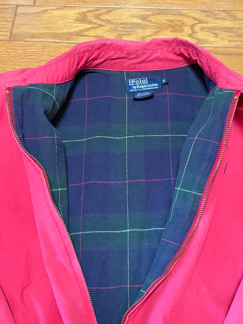 ラルフローレン　スウィングトップ　made in usa 90s 短丈
